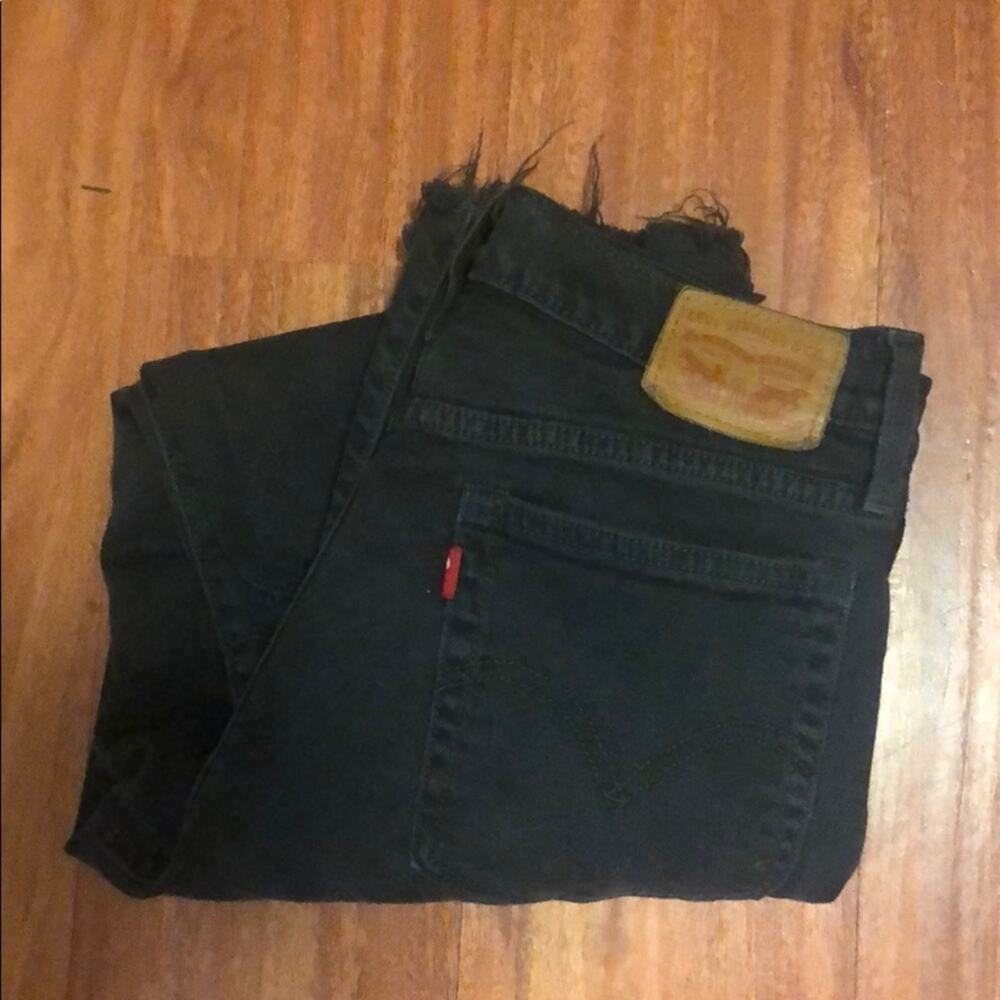 Black High rise wedgie‎ fit Levi’s